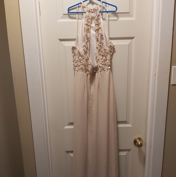 NWOT Aidan Mattox sequence long gown size 10 - Picture 5 of 5